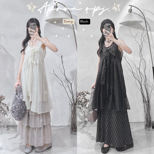 [ .✦ ݁˖ 現貨 / 預訂 ] Apron top / 2 colors