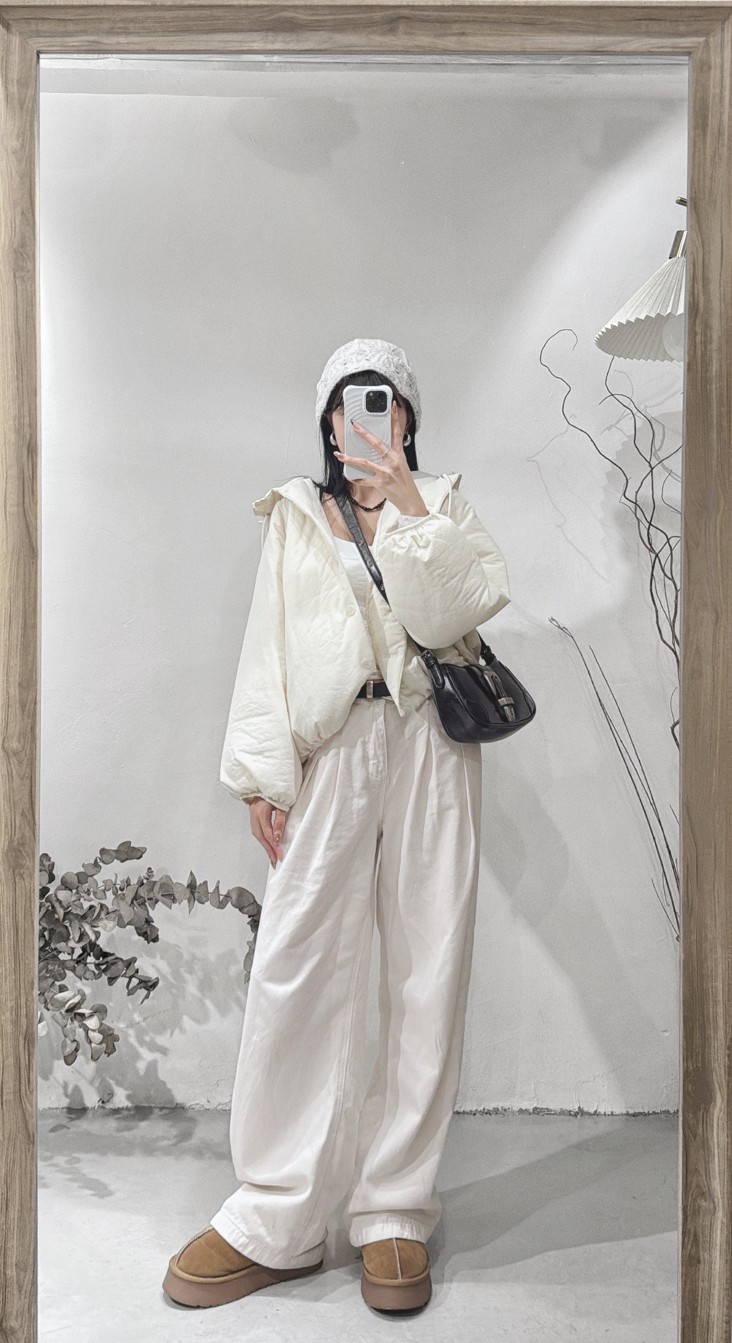 [ 🎀必收荷葉邊抽繩外套！] ranni jacket/ ivory