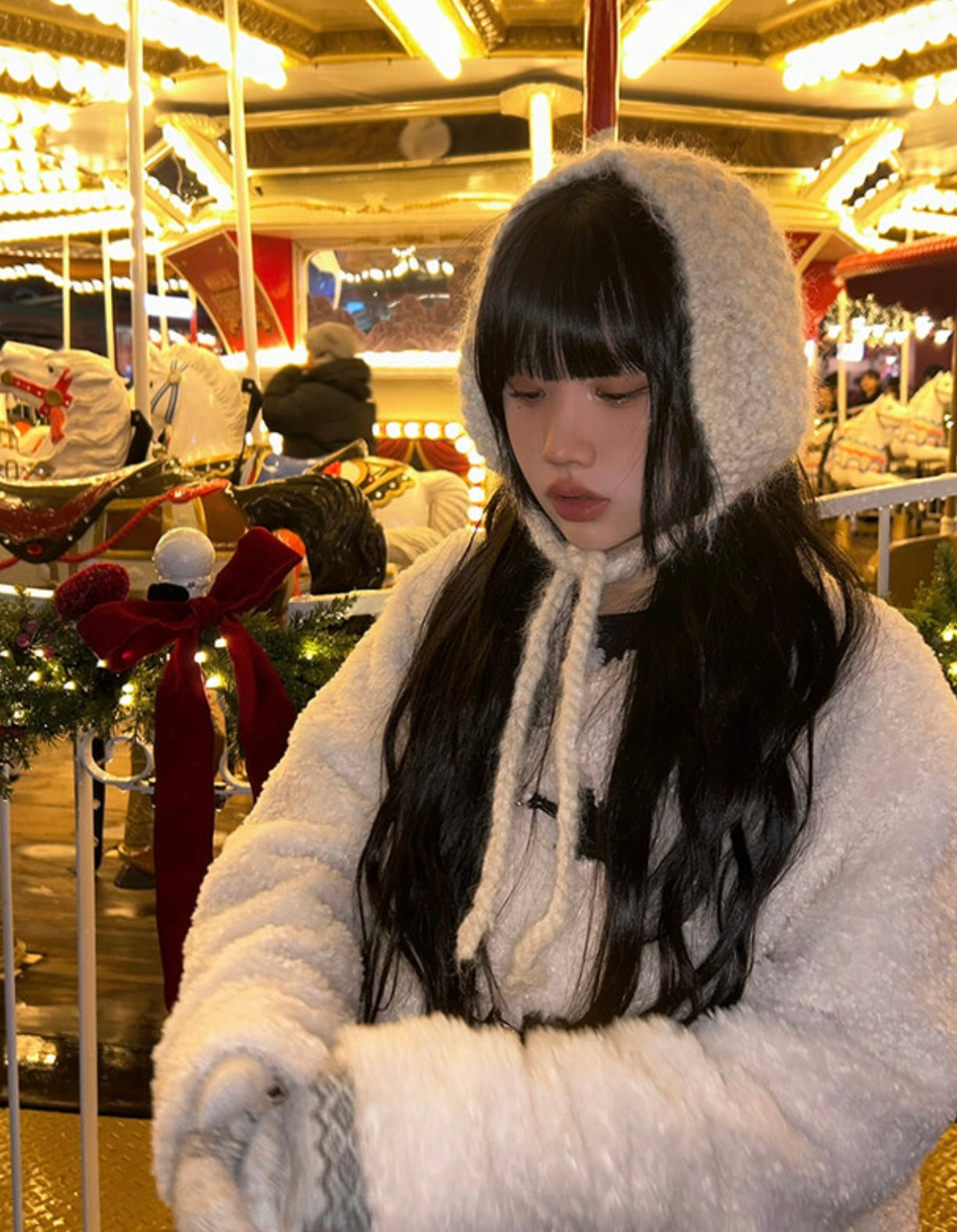 [ 拍照加分好物🪄] Knitted earmuff / 4 colors
