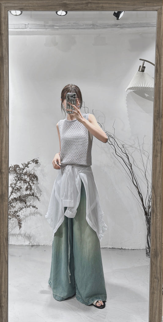 [ basic 款！] Lone Lone knit vest/ grey
