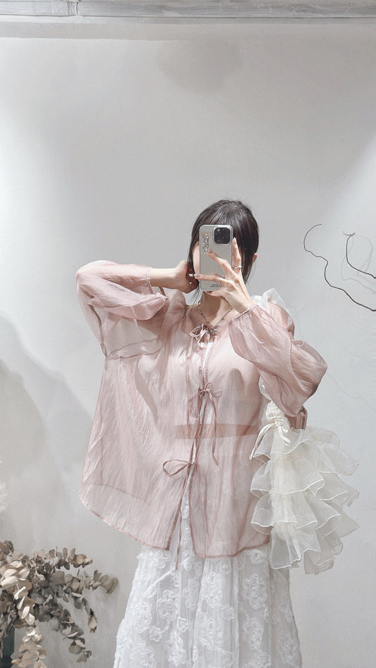 [ 48HRS首批價！] Bouquet Blouse / pink