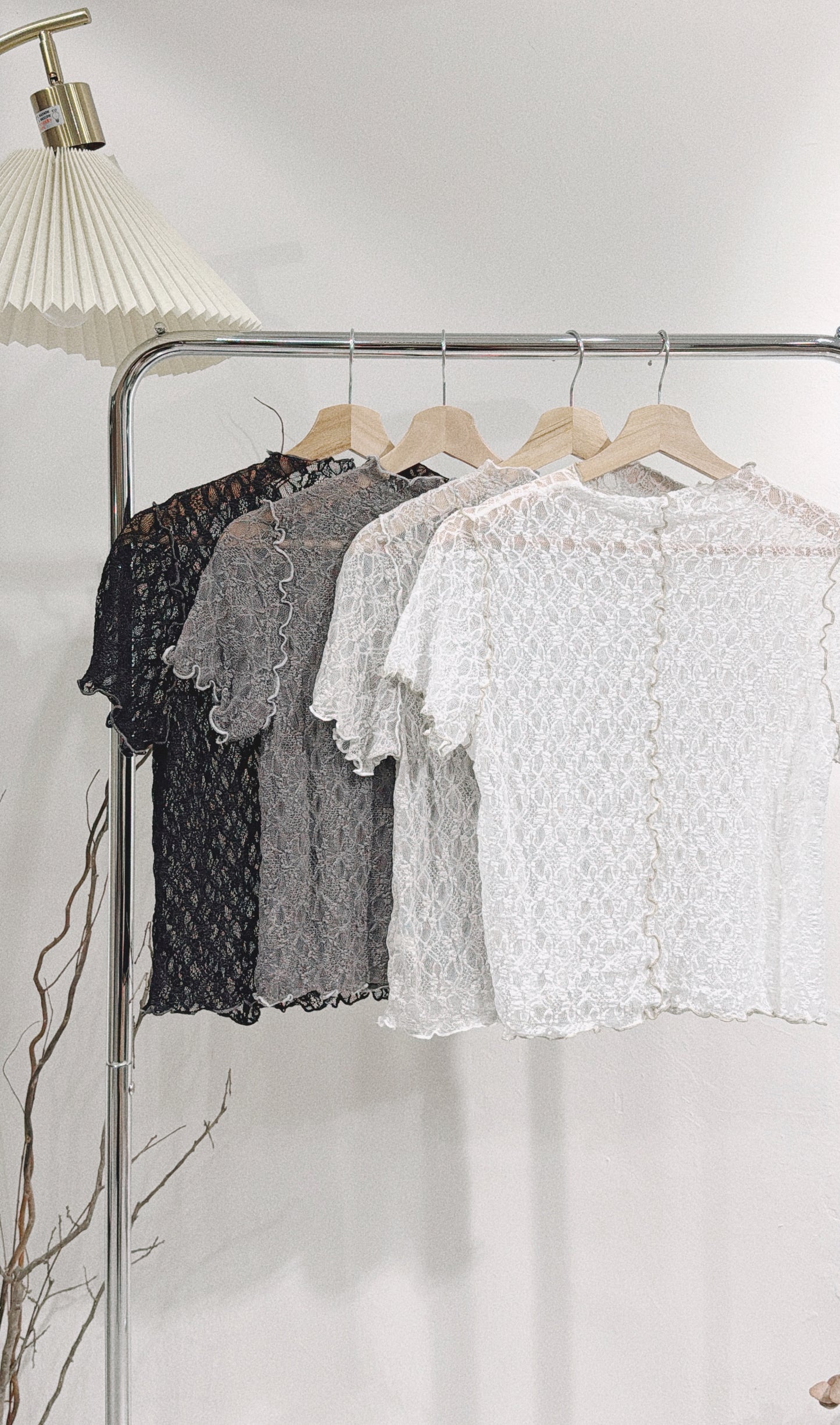 [ 首三日預訂價 $149🪽⋆ ] [ comeback款！] lace ruffle tee • 4 colors