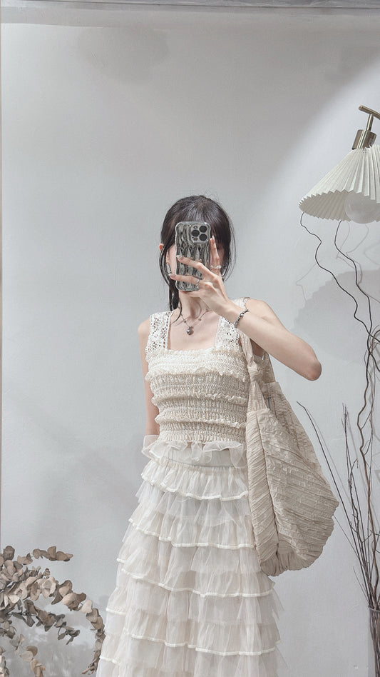 [ 預訂⋆˚✿˖° ] bohemian vest / beige