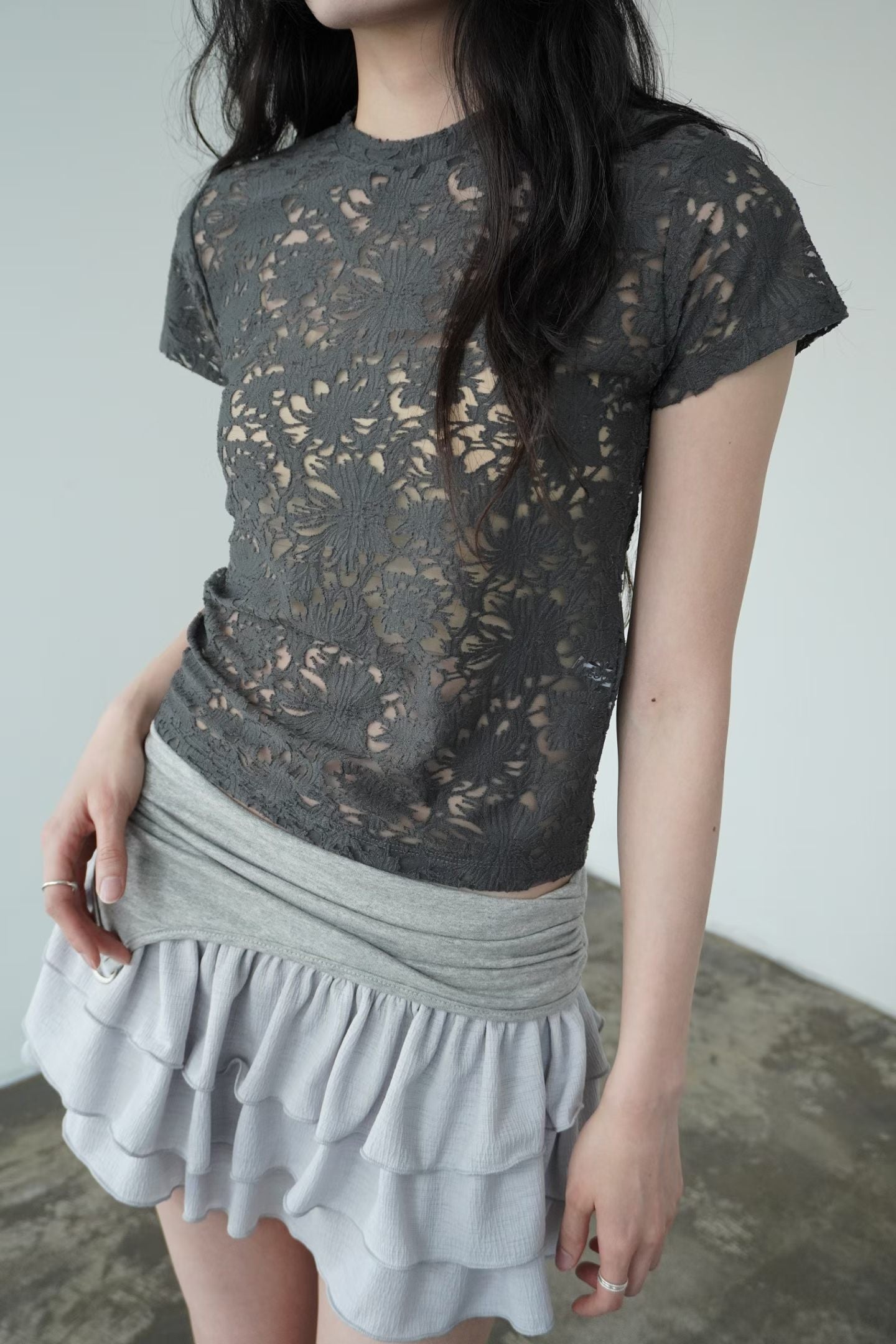 [ 預訂   ₊˚⊹♡ ] patterned tee / 3 colors