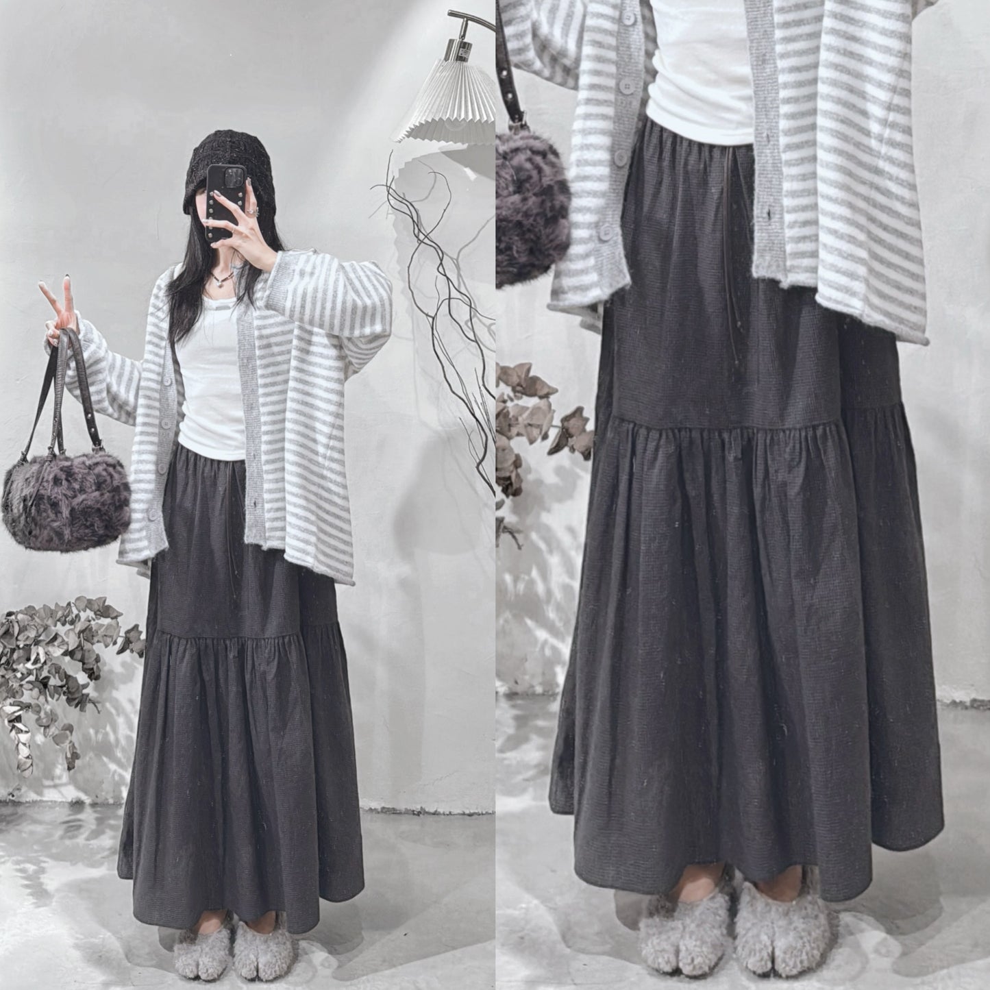 [ 預訂⋆⁺₊❅ ] yoko checkered skirt