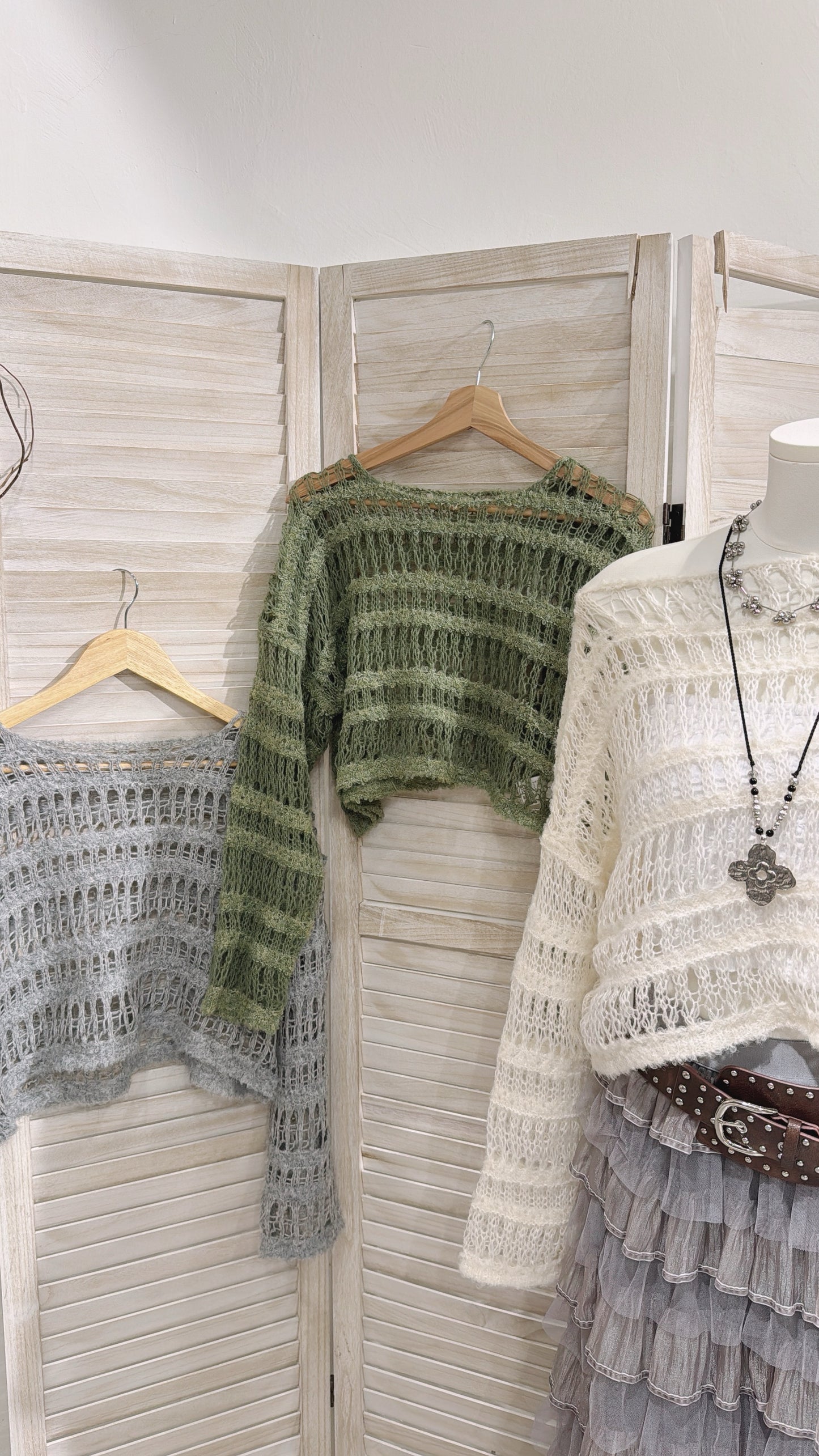 [ 現貨/預訂 𐙚˙⋆.] Boucle mohair knit / 3 colors