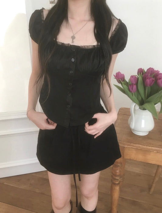 [ 預訂🪽⋆ ] [ onni 人手一件！]  puff tee / 2 colors