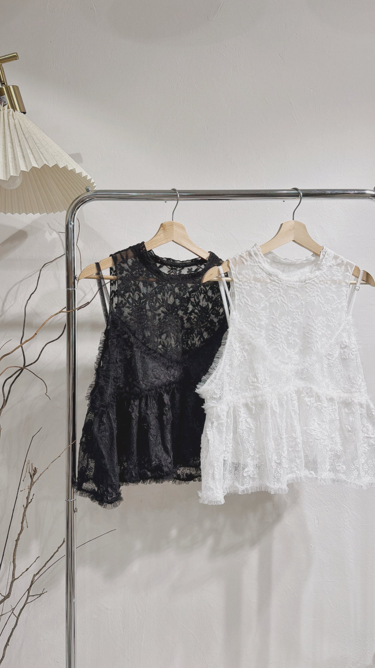[ 八月限定  ⋆⭒˚.⋆ ] [ 一套兩件 ] set 0873 · black / white