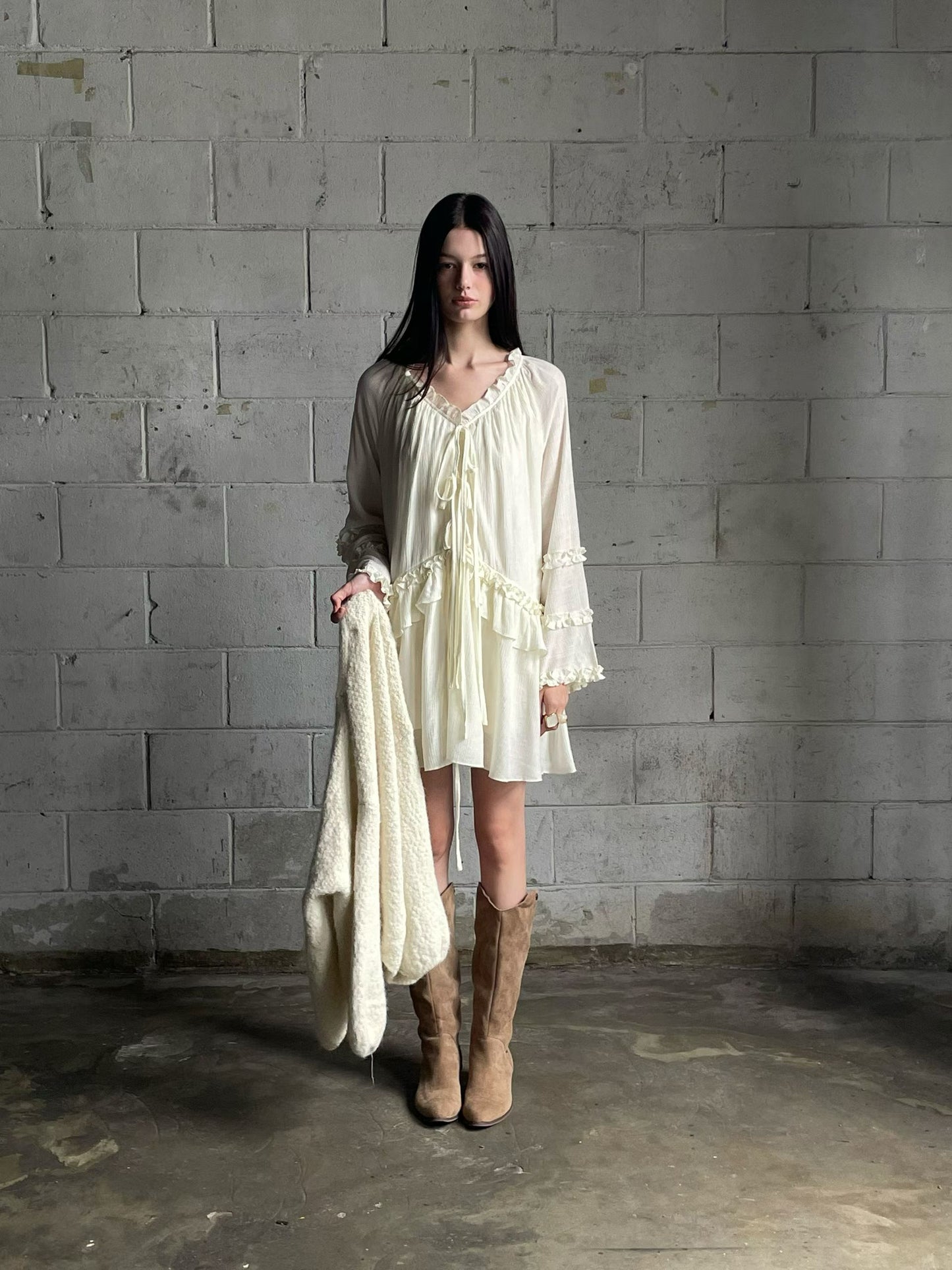 [ 預訂！.˚‧💭] [ 高質檔口款！] Frilled ops