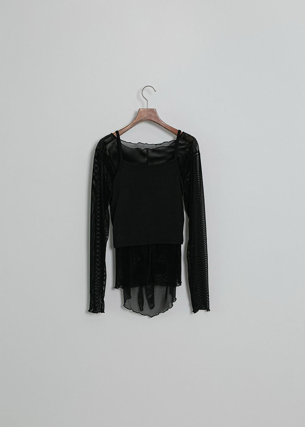 [ 預訂.˚‧💭 ] [ 店主大愛款！] [ little glossy! ] Mesh velvet set / 3 colors