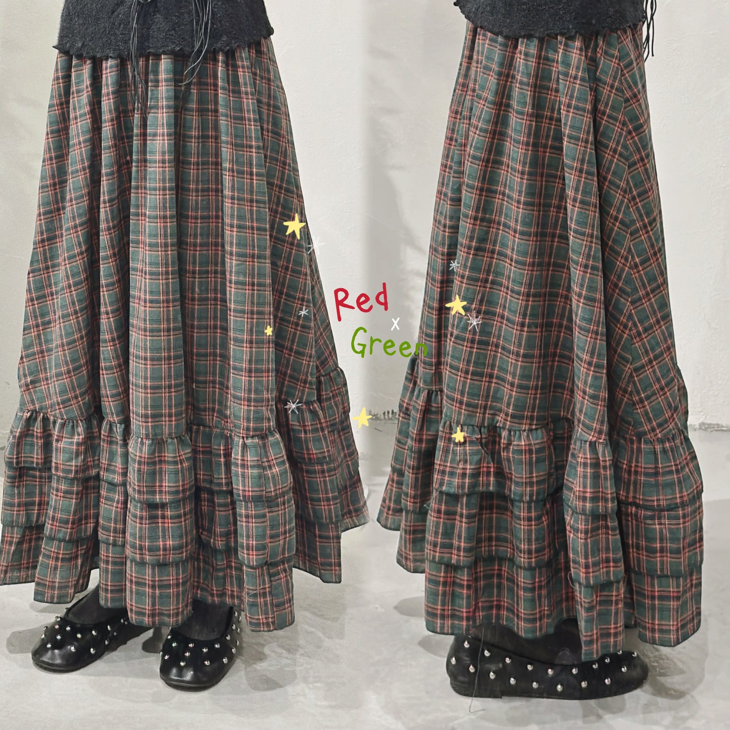 [ ༶⁺₊𓅯  x’mas special! 🎄] wooly skirt