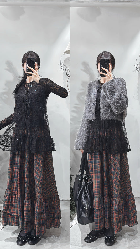 [ ༶⁺₊𓅯  x’mas special! 🎄] wooly skirt