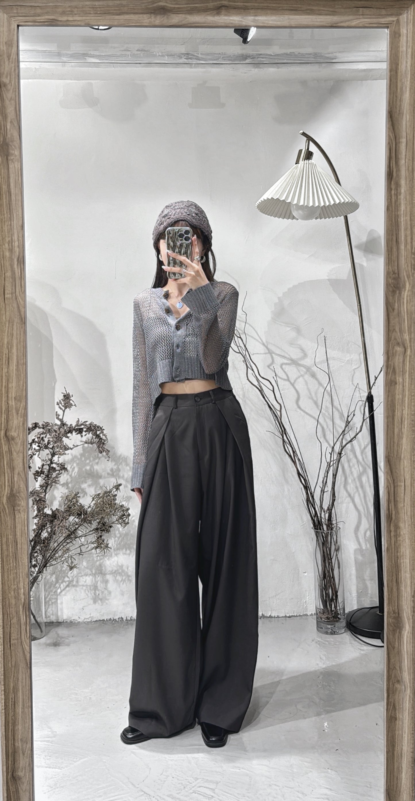 [ must have 的西褲！店主愛死了！] wrapped pants / black