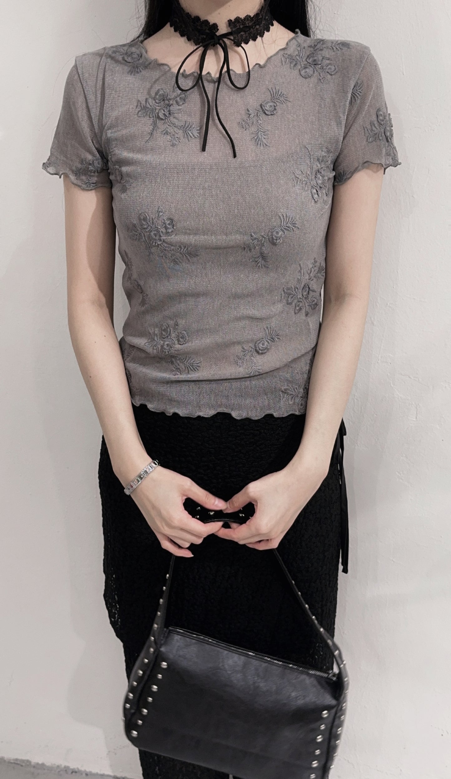 [ 預訂  ₊˚⊹♡ ] [ my picks! ] floral patterned tee / 2 colors