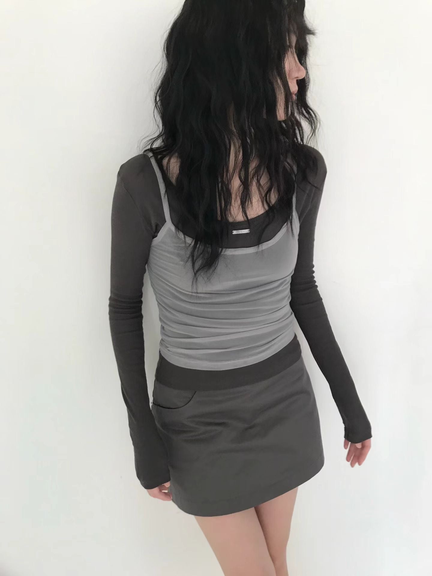 [ 預訂 ⋆𐙚 ̊ ] round neck inner / 4 colors