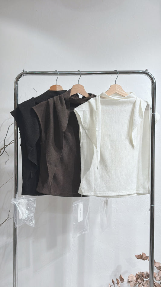 [ 預訂 🪽⋆ ] textured top set / 3 colors
