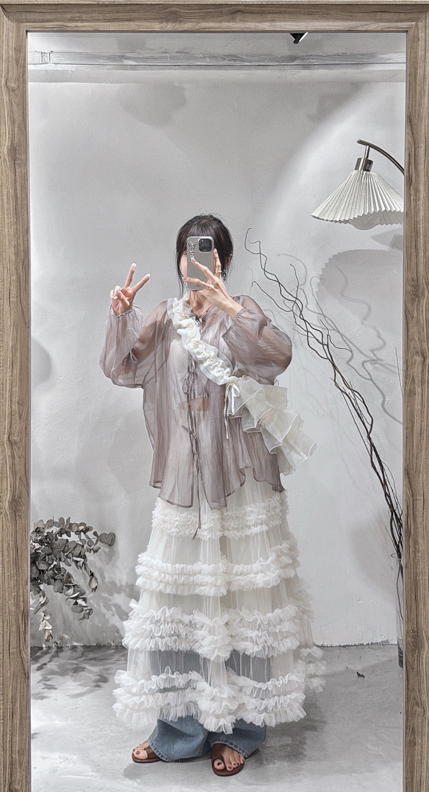 [ 48HRS首批價！] Bouquet Blouse / brown