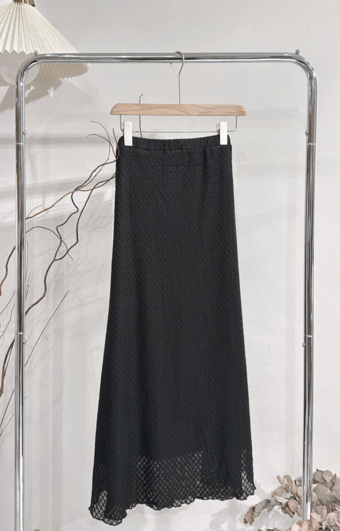 [ 限量色！現貨！⋆˙⟡ 全員極極極推！] daily mermaid skirt / black