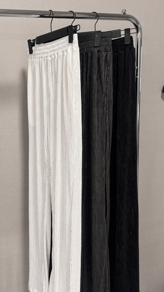 [  𐙚⋆°⋆♡] textured flare pants / 3 colors