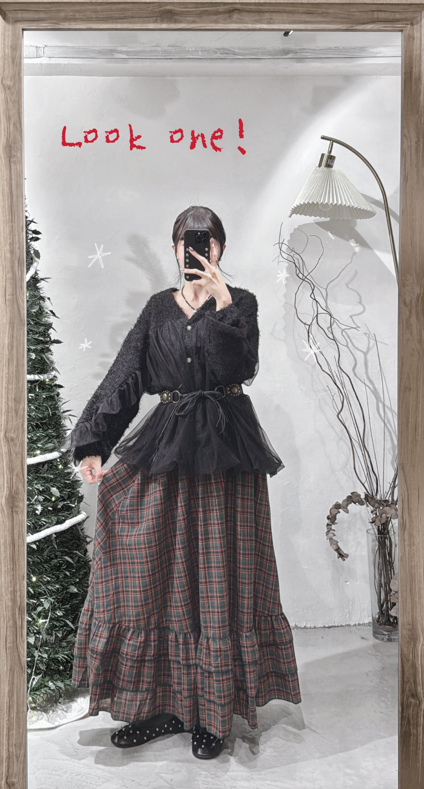 [ 現貨/預訂 ˚.🎀༘⋆] [ 羽毛 x 薄紗拼接！] Feather sheer outer / 2 colors