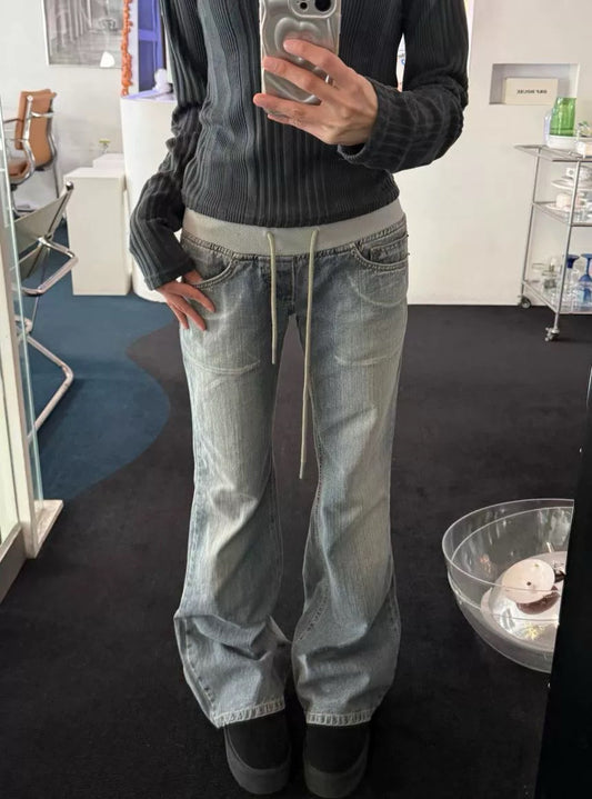 [ ˚.🎀༘⋆ HEART2HEART IAN 同款！] [ 預訂！] Low rise ian jeans