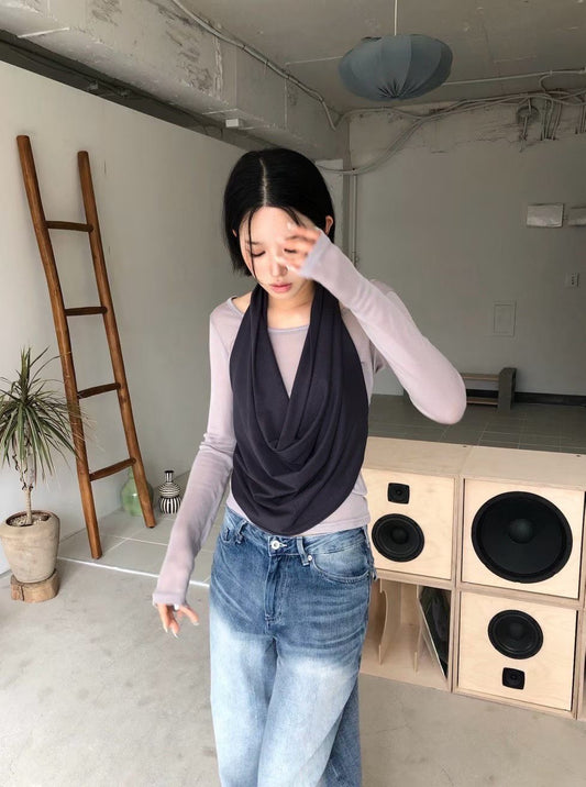 ［ 早鳥 early bird 價 🐈‍⬛✨ ] drop set tee / 2 colors