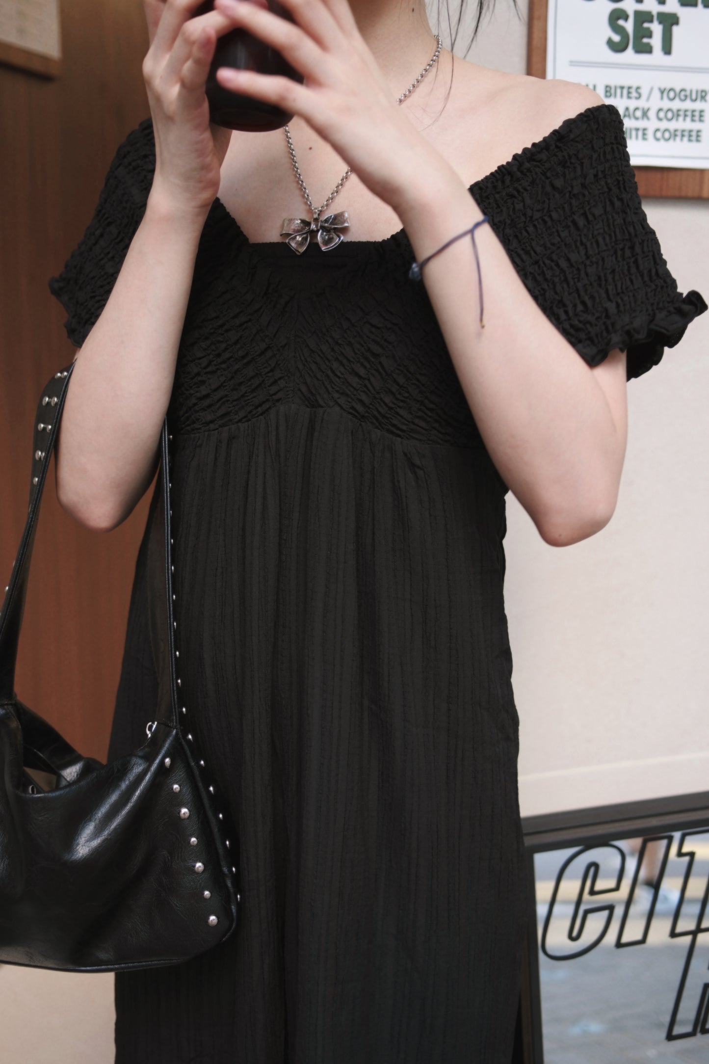 [ 現貨/預訂 𐙚˙⋆.] Frill overall / black