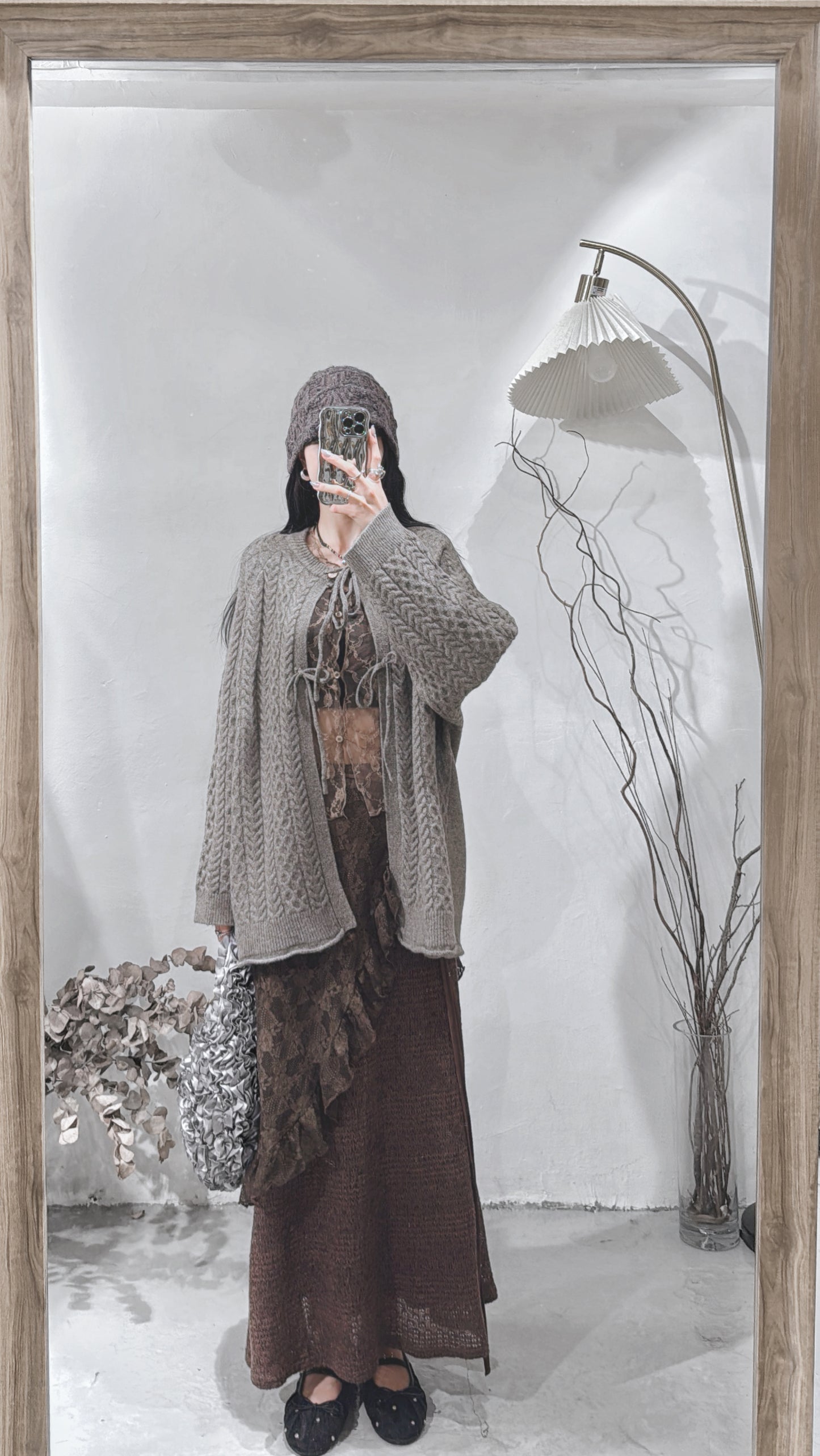 [ 現貨 ⋆⁺₊❅⋆ ] [ 門市熱賣款！] round neck cable knit top / 2 colors