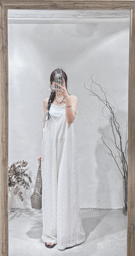 [ 現貨 / 預訂🪽⋆ ՙִՙ ] lace jumpsuit • 2 colors