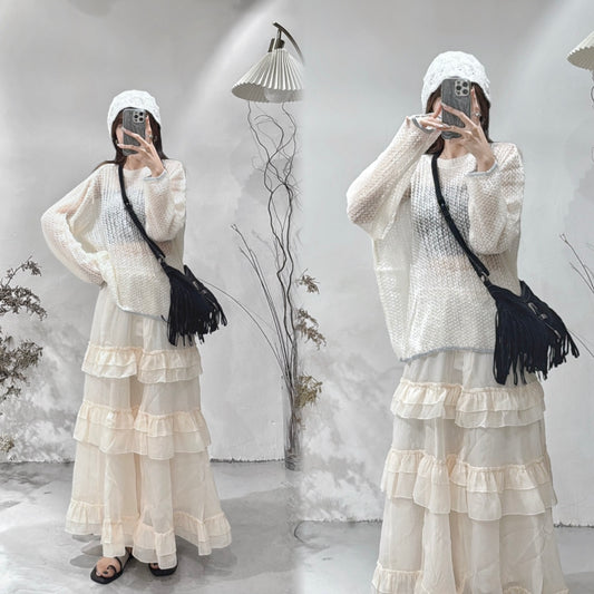 [直播92折適用!] Mohair comfy knit / ivory