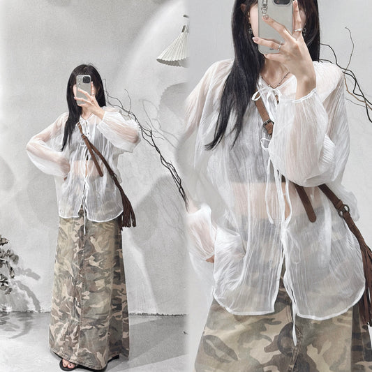[ 48HRS首批價！] Bouquet Blouse / white