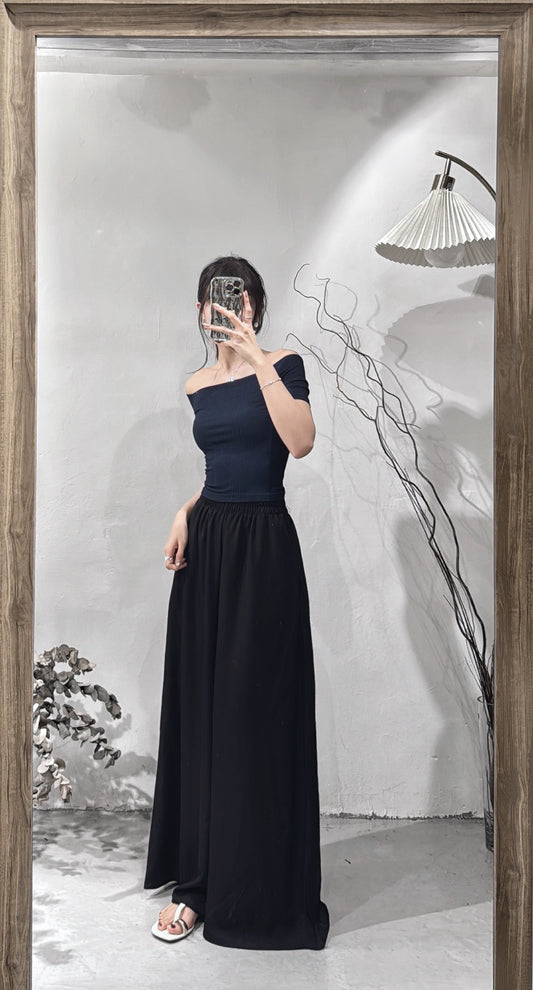[預訂] Silk Slacks / Black