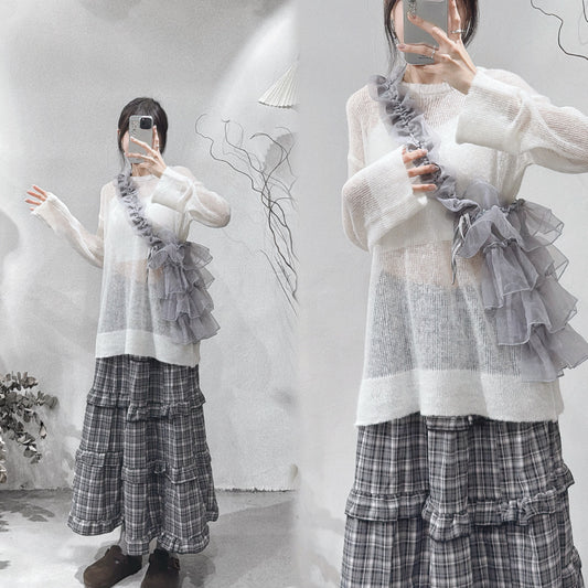 [ 現貨/預訂 ] Mohair knit / white