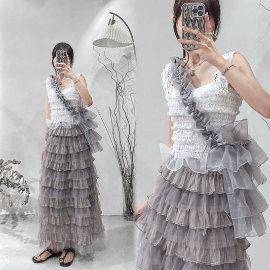 [ 預訂⋆˚✿˖° ] bohemian vest / white