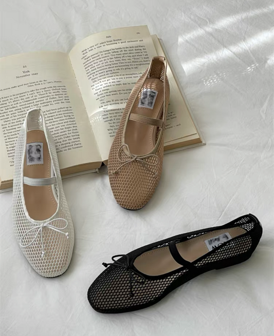 [ 超百搭！] fishnet flats/ 3 colors