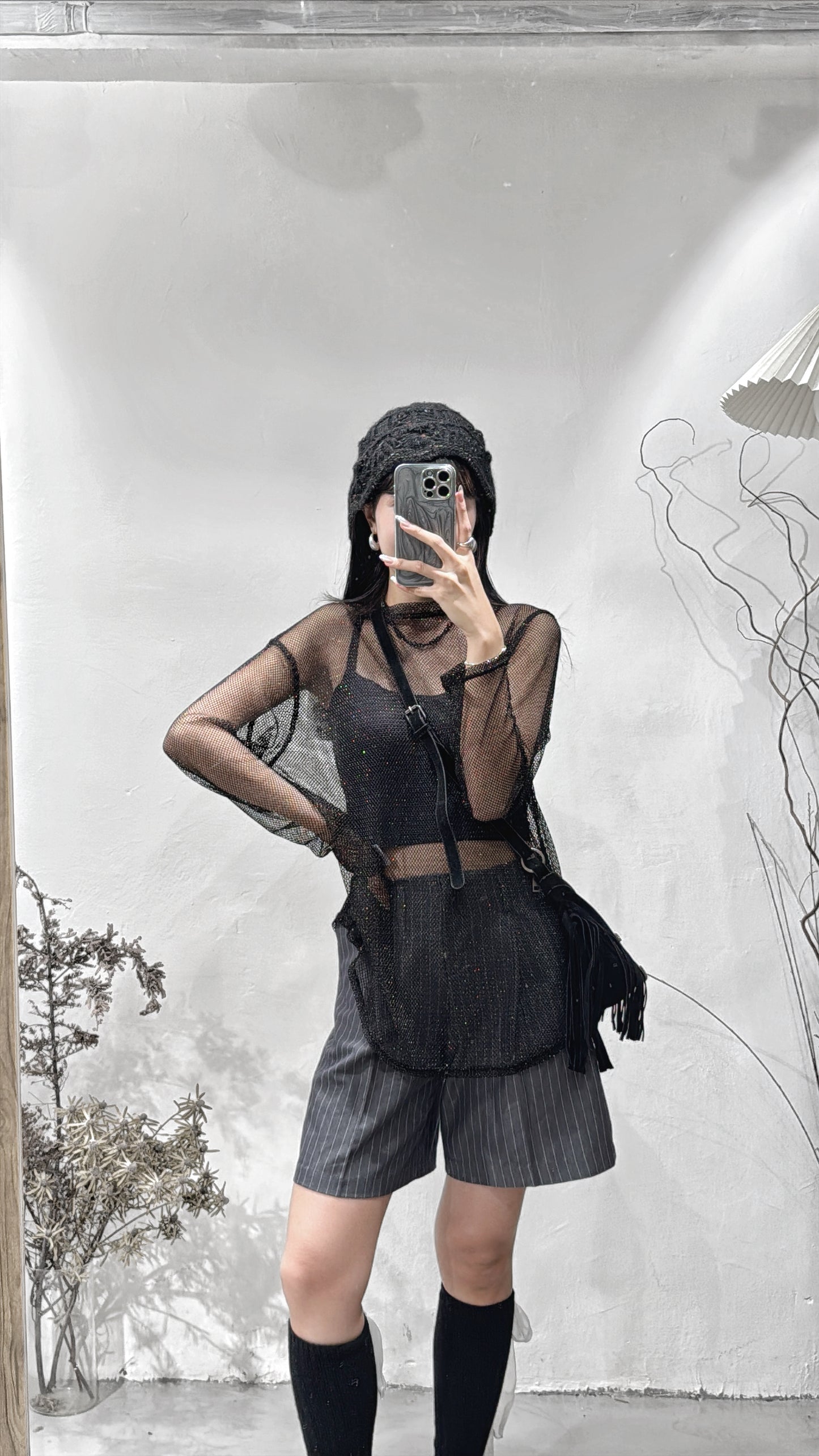 [直播92折適用!🛒] juni top / black