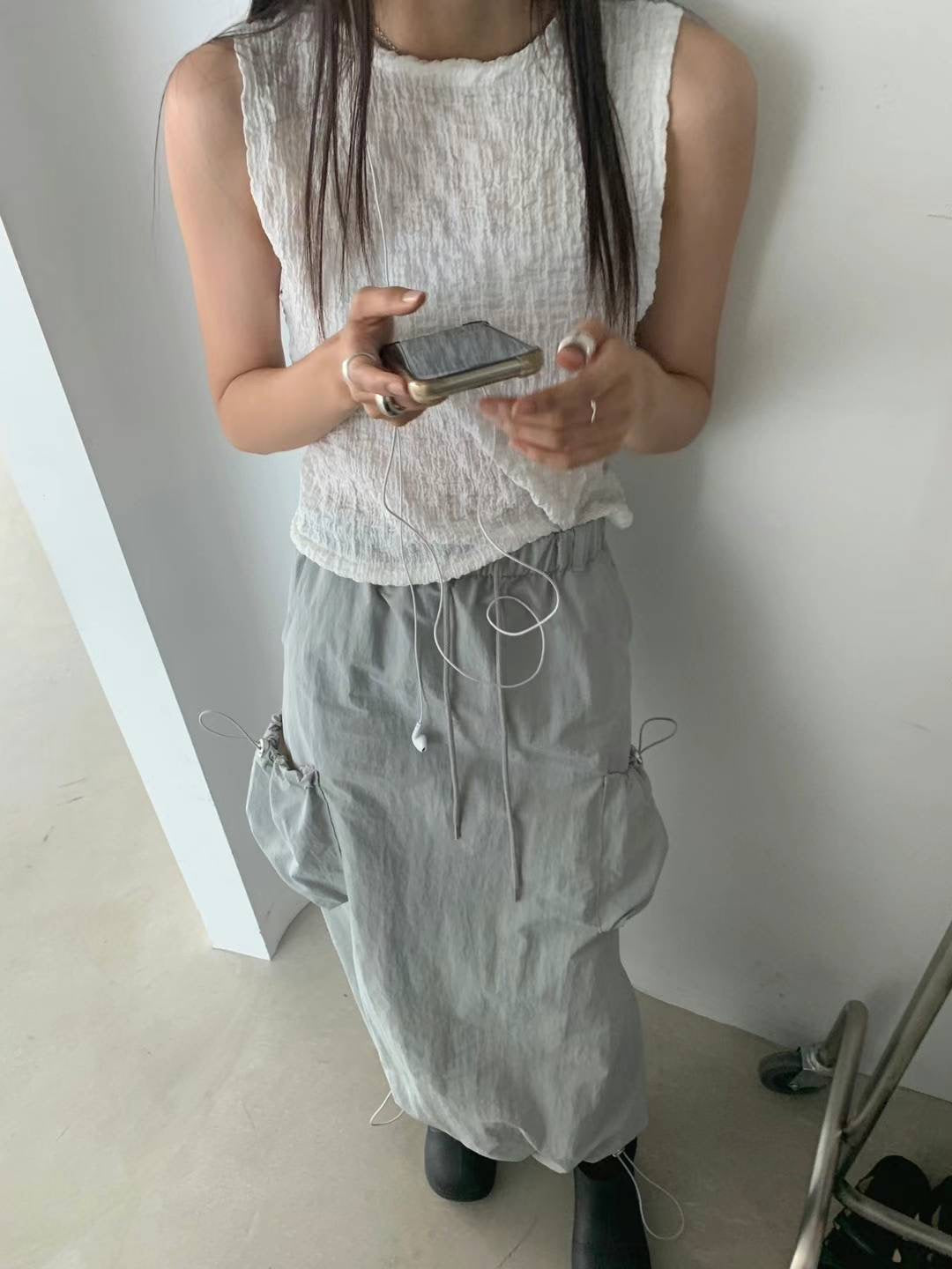 Yoona top/ white