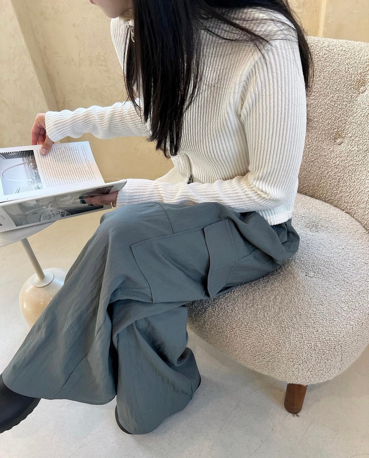 (MUST HAVE!) Renci Cargo Pants / Blue