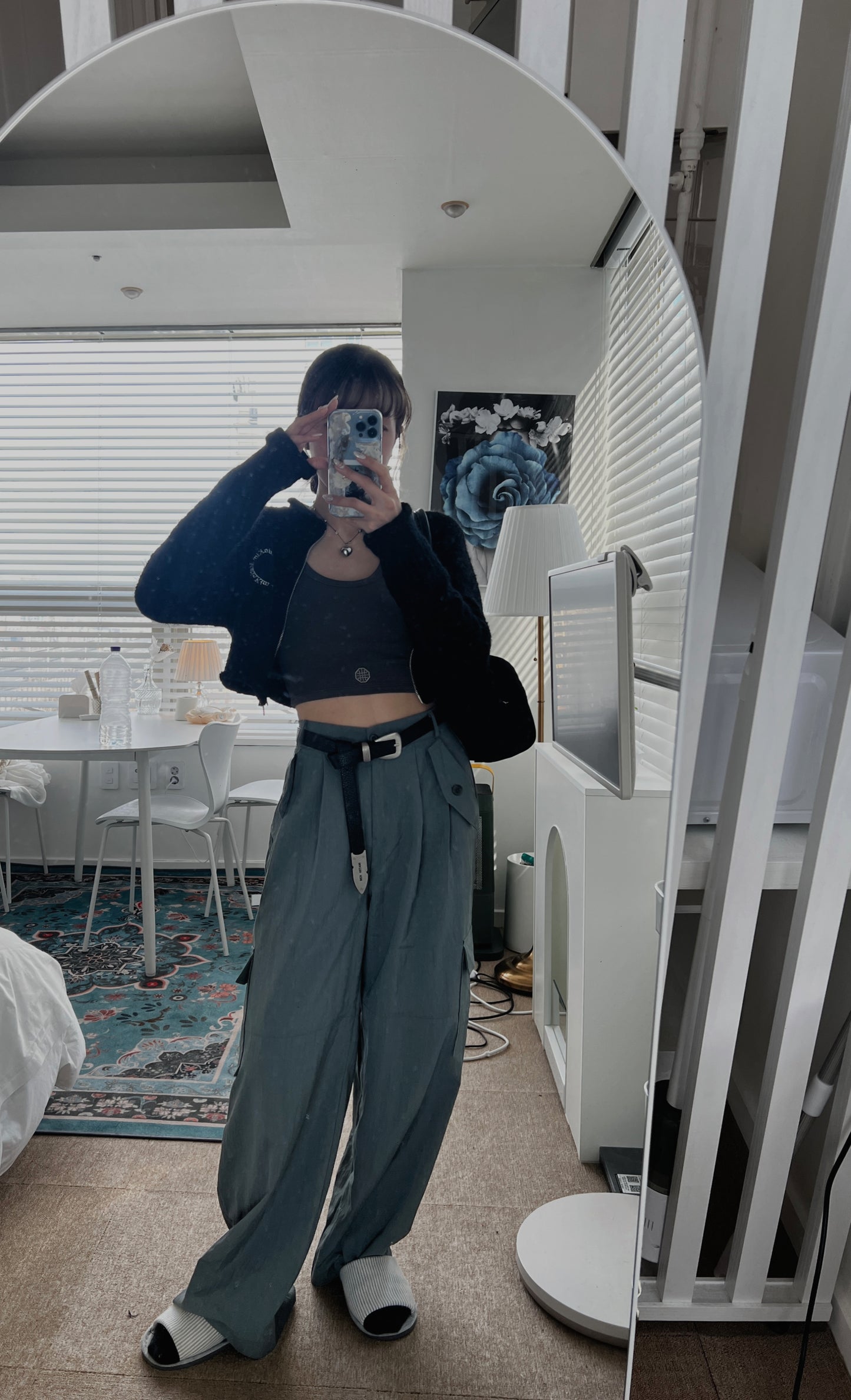 (MUST HAVE!) Renci Cargo Pants / Blue
